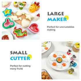 AKHMLEF 5-piece set offers versatile lunch customization for families.