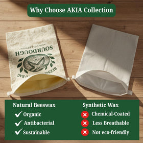 Akia Collection long baguette bag for intact crust