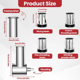 Akiosk 2.5mm grinding powder blade finely grinds spices or coffee.