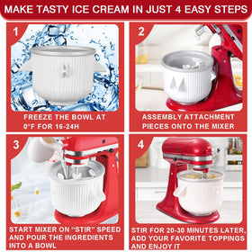 Akiosk drive hub assembly attaches easily to KitchenAid mixer