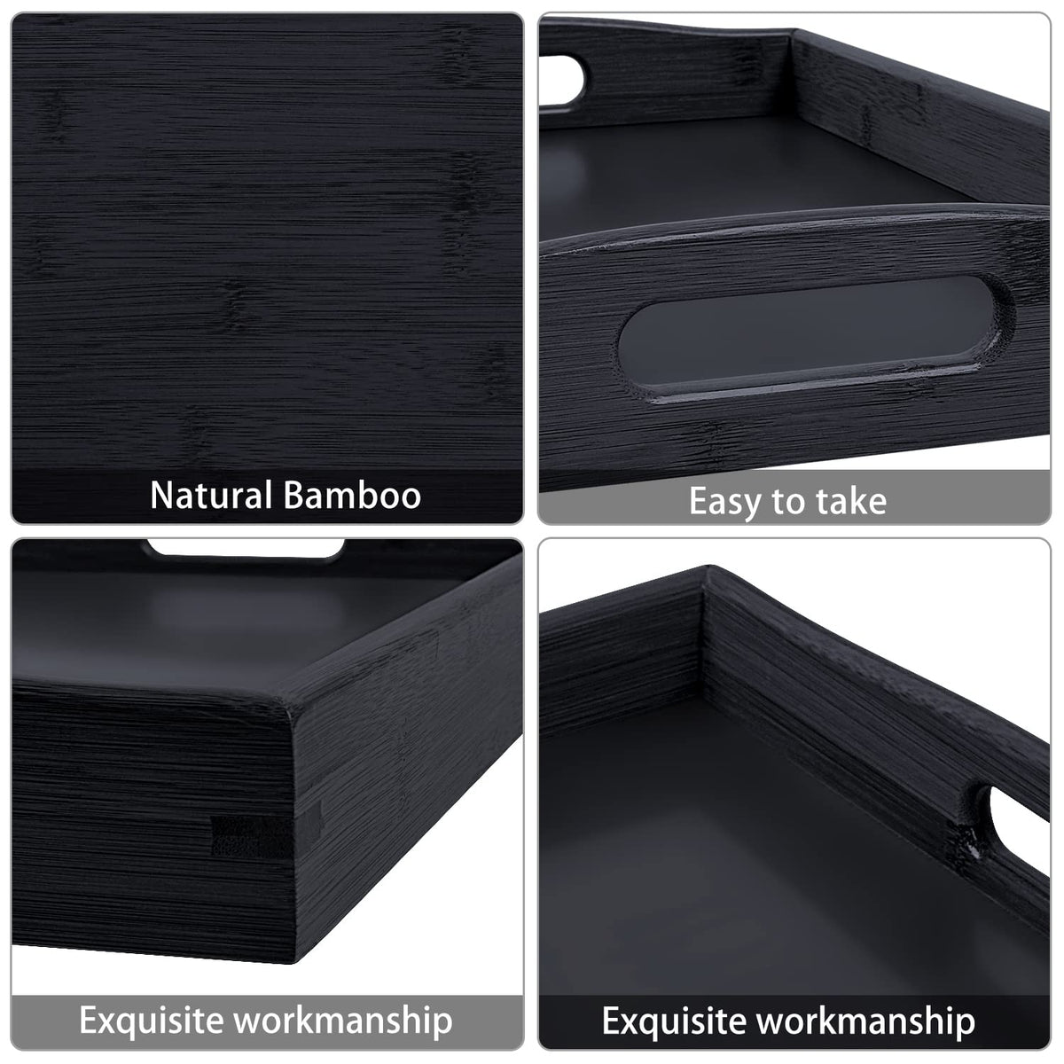 AKKAJJ tray with raised edges to prevent spills