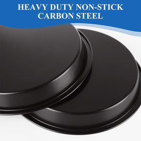 AKOLAFE pan with deep-edge design for sturdy baking and even crusts.