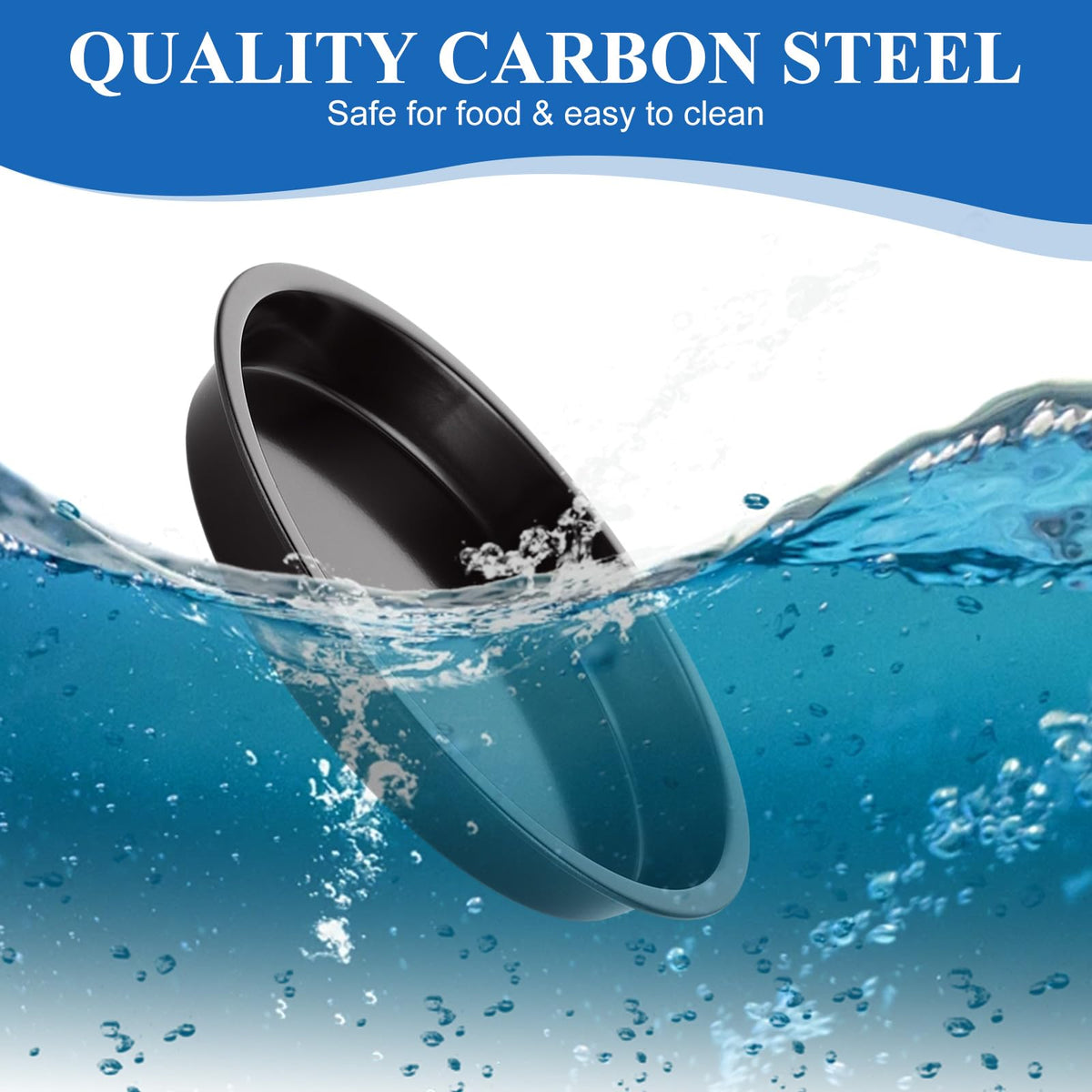 AKOLAFE nonstick coating on a pan surface for easy release and quick cleanup.