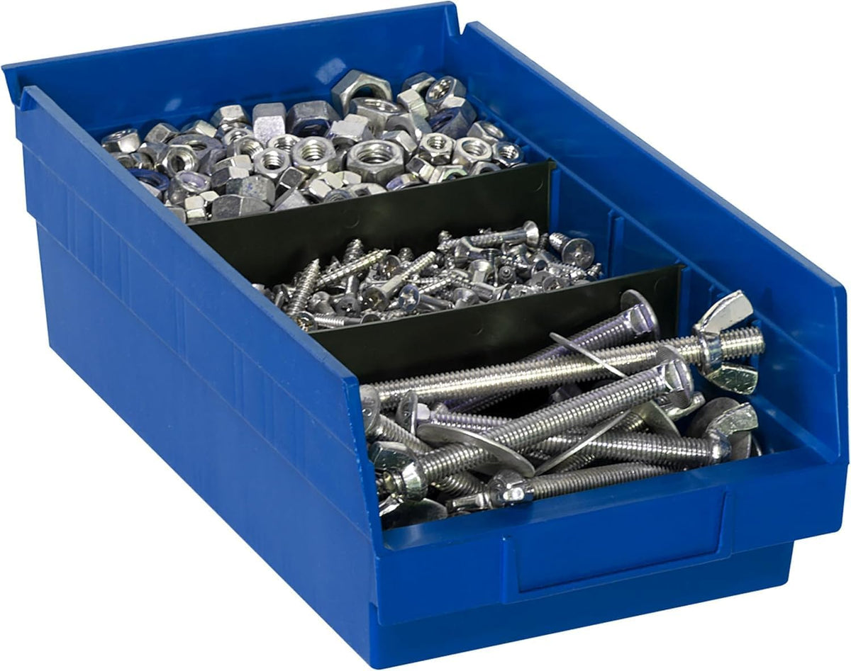 Not stackable, designed to stay on shelves.