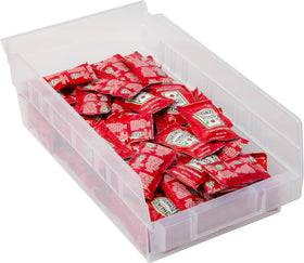 Akro-Mils 30130 plastic shelf bin clear suited for drawer storage and easy access