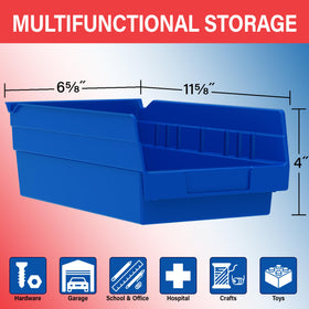 Akro-Mils 30130 nested storage demonstrates space-saving nesting.