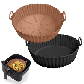 AKSDTH easy-clean reusable liner keeps air fryer grease-free.