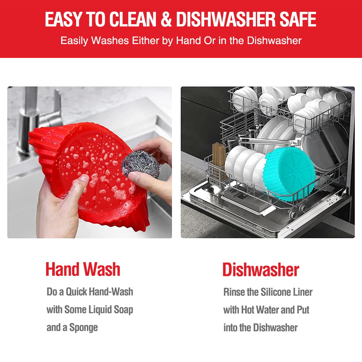 AKSDTH liners heat resistant up to 450F for versatile use