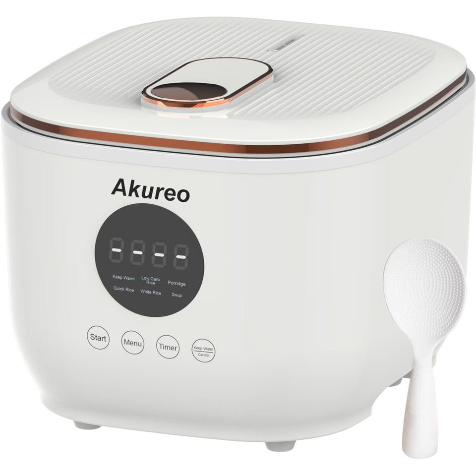 Akureo 3L rice cooker outer shell, sleek and durable for everyday healthy meals