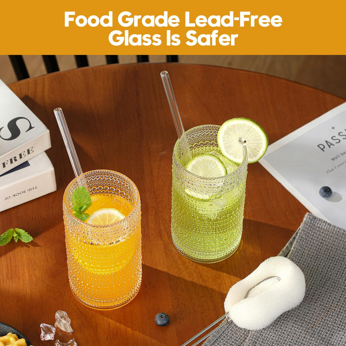 Akutaa thickened glass – durable, sturdy cup suitable for daily use.
