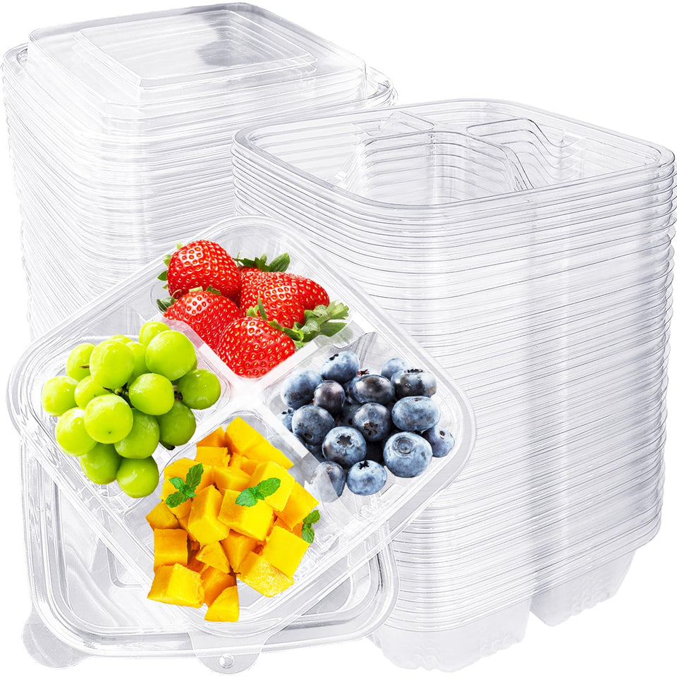 Alaeseje bento snack container set with four compartments for organized meals