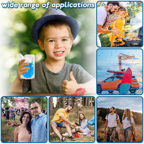 Alaeseje freezable drink pouches for refreshing beverages in warm weather