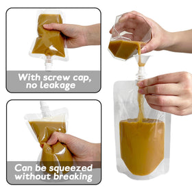 Alaeseje leak-proof screw cap and funnel for easy filling.