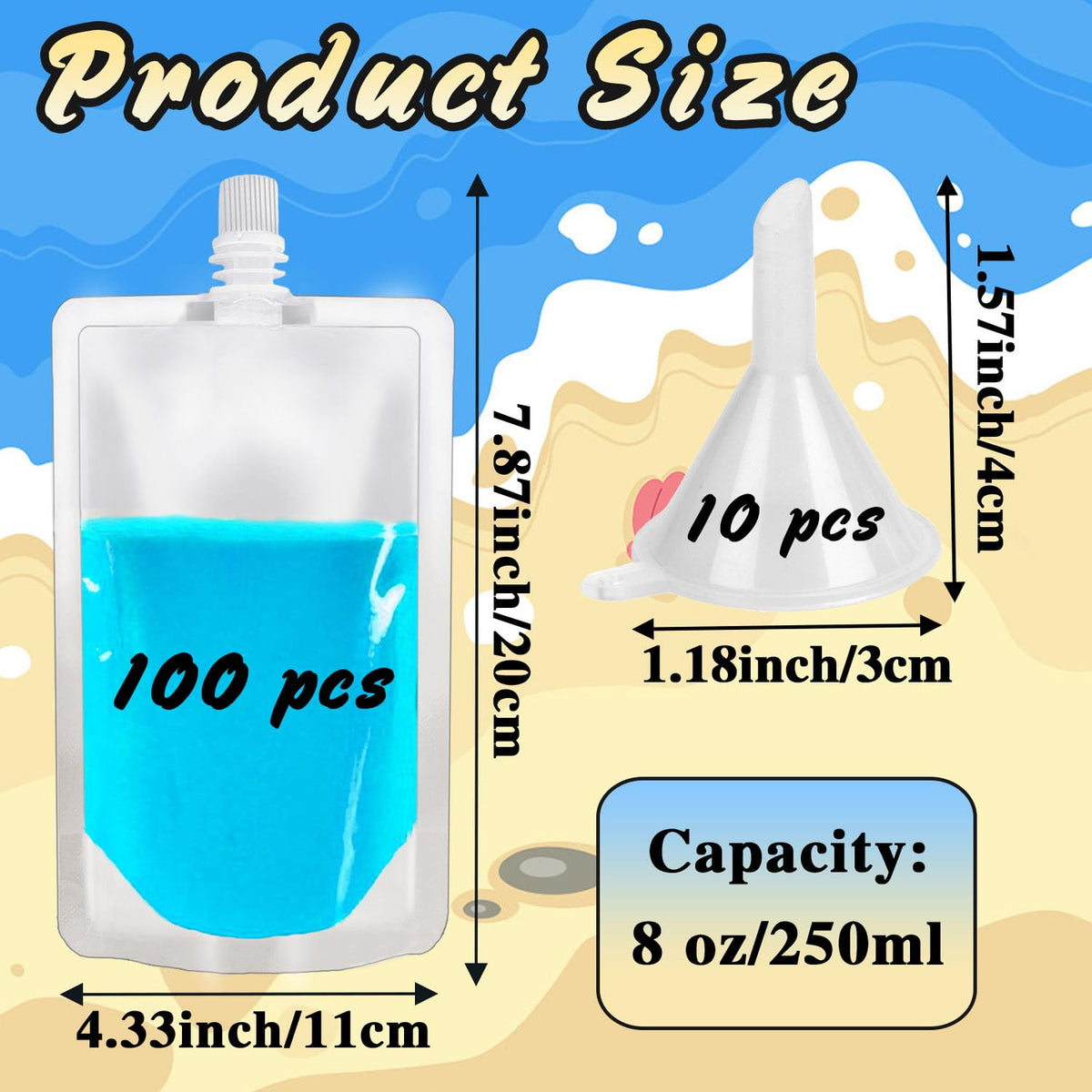 Alaeseje reusable drink pouch with screw cap seal for secure transport.