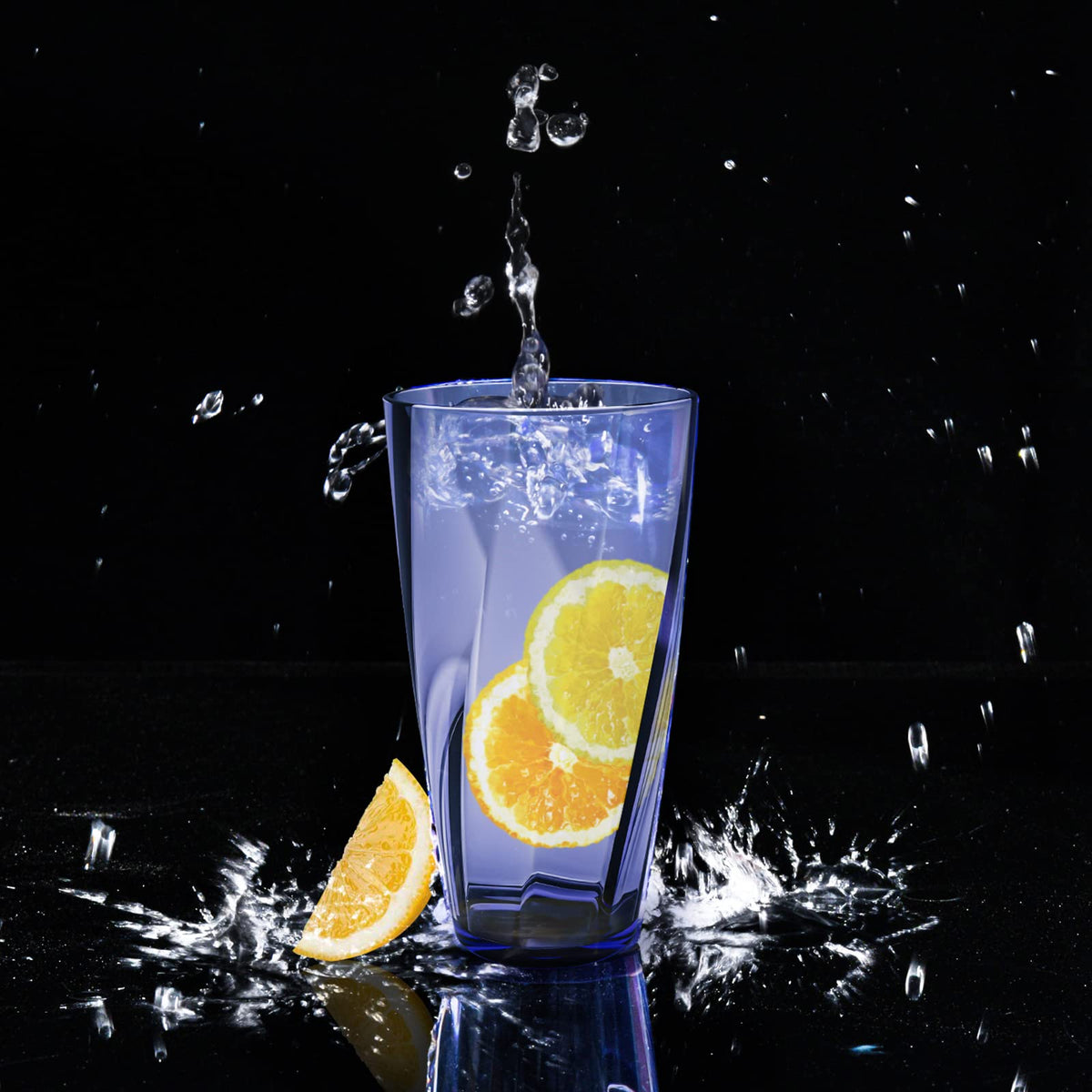 Alaiselit large-capacity blue 25oz cup for water refills and entertaining.