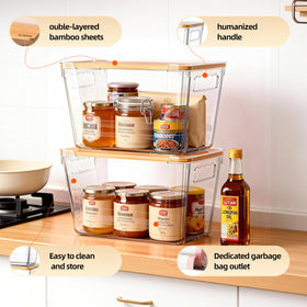 ALANSON built-in side handles simplify carrying between rooms.