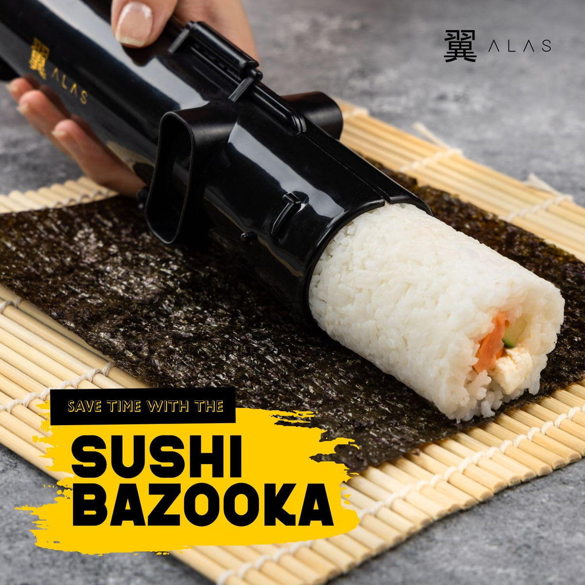 Alas dipping-plate-and-chopsticks: convenient serving and dipping at home.