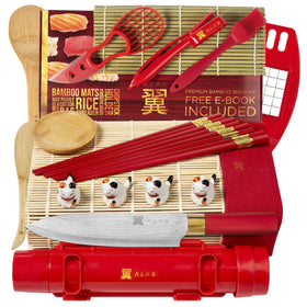 Alas sushi kit knife ready for precise cuts for home rolls