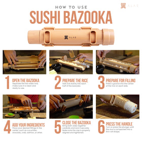 Alas sushi knife for precise slicing and clean cuts