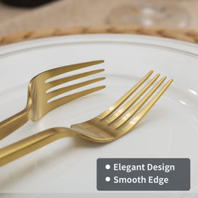 Alata Cube Matte Gold teaspoon complements desserts and beverages