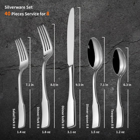 Alata Kate teaspoon for eight, precise portion control.