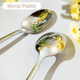 Alata Potter mirror finish close-up highlighting sleek, easy-care surface