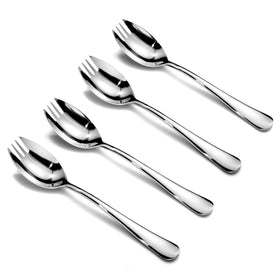 Alata Sporks 12-pack stainless steel sporks with curved bowls for versatile meals