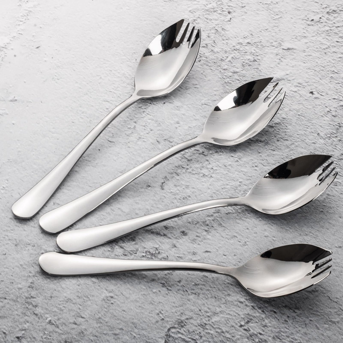 Alata Sporks curved-bowl design for easy scooping in meals