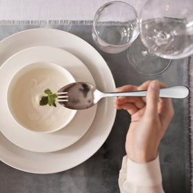 Alata Sporks matches most flatware sets for versatile dining
