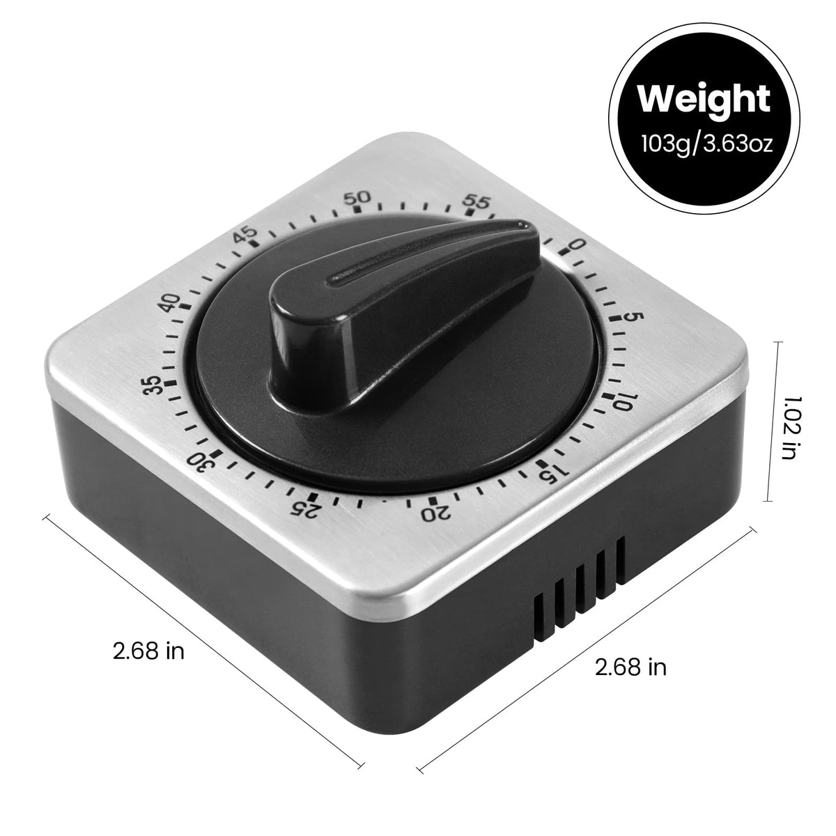 ALBAYRAK compact countdown timer delivers accurate timing for recipes and study sessions