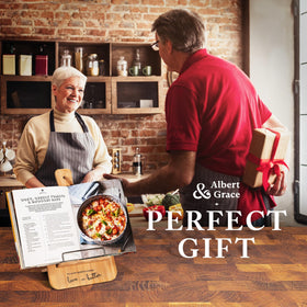Albert&Grace tablet-friendly stand angles devices for recipes
