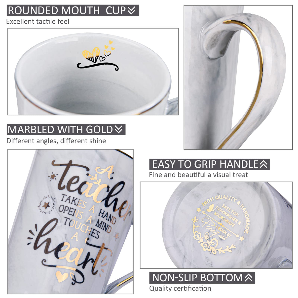 ALBISS gift-boxed mug with satin cloth for easy gifting