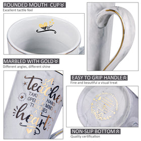 ALBISS gift-boxed mug with satin cloth for easy gifting