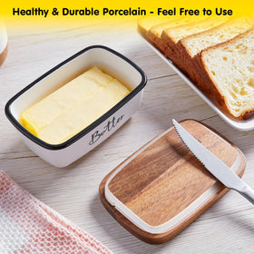 ALELION butter dish decor elevates countertops with timeless style