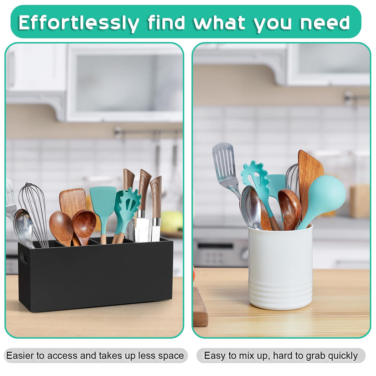 ALELION built-in handle enables easy transport around the kitchen