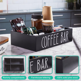 Alelion compact countertop storage for stirrers keeps them organized and accessible.