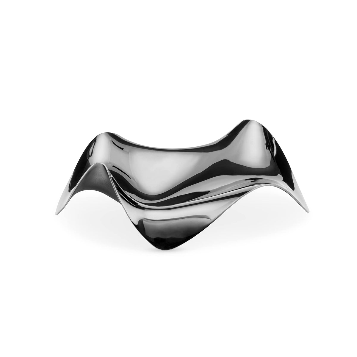Alessi Blip PG02 stainless steel spoon rest in 18/10 resists stains and wipes clean.