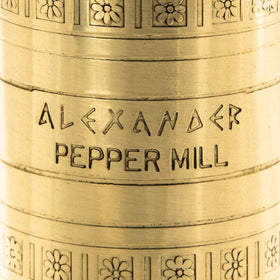 Alexander Home Original Greek Pepper Mill handmade in northern Greece, each piece unique