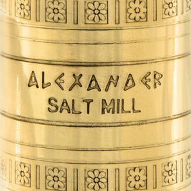 Alexander Home salt grinder mechanism close-up showing durable, precise grinding