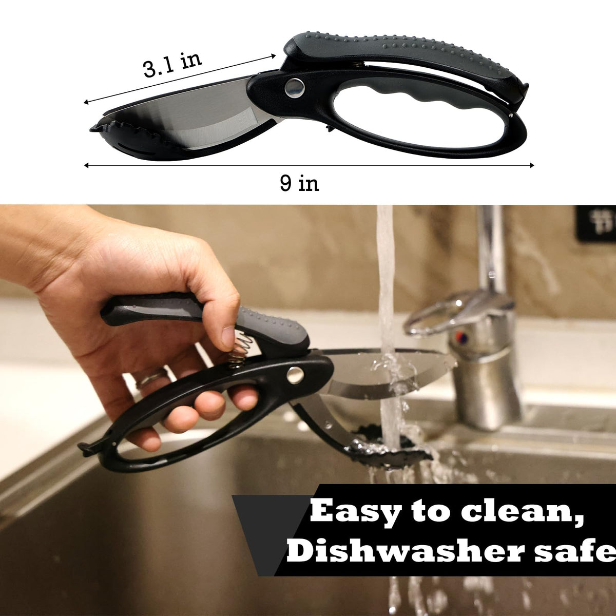 ALEXPHY safety-lock keeps blades closed for safe storage.