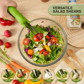ALEXPHY Scissors highlight micro-serrated blades for clean cuts through greens.