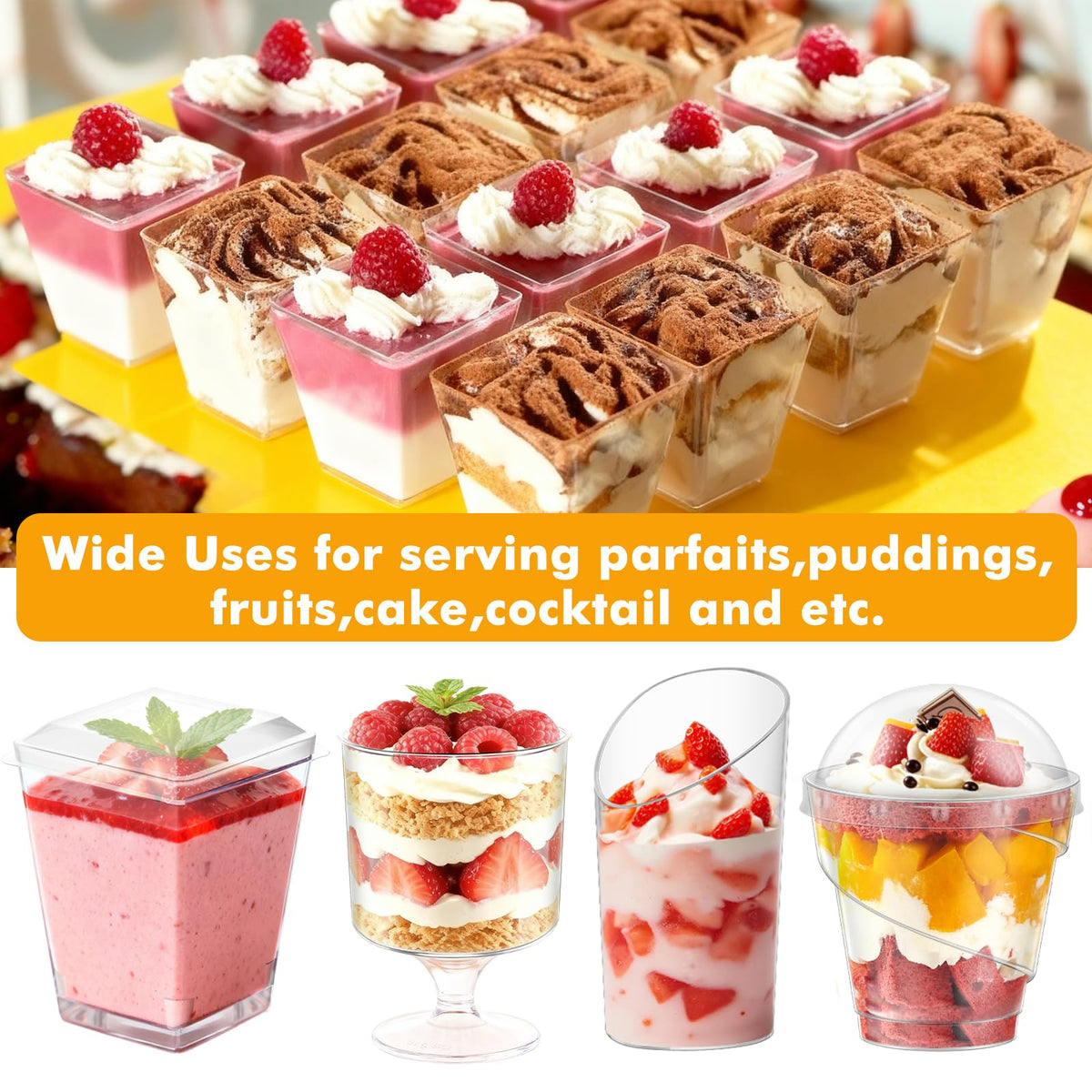 ALEXPRE spoons for convenient dessert servings at events.