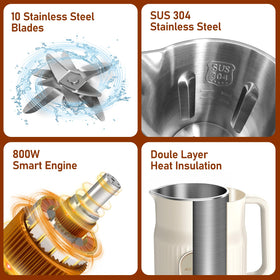 AlfaBot N2 SUS304 stainless steel inner bowl for durability