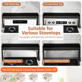 Alfrufy wood spice rack close-up highlights durable, heat-resistant construction.
