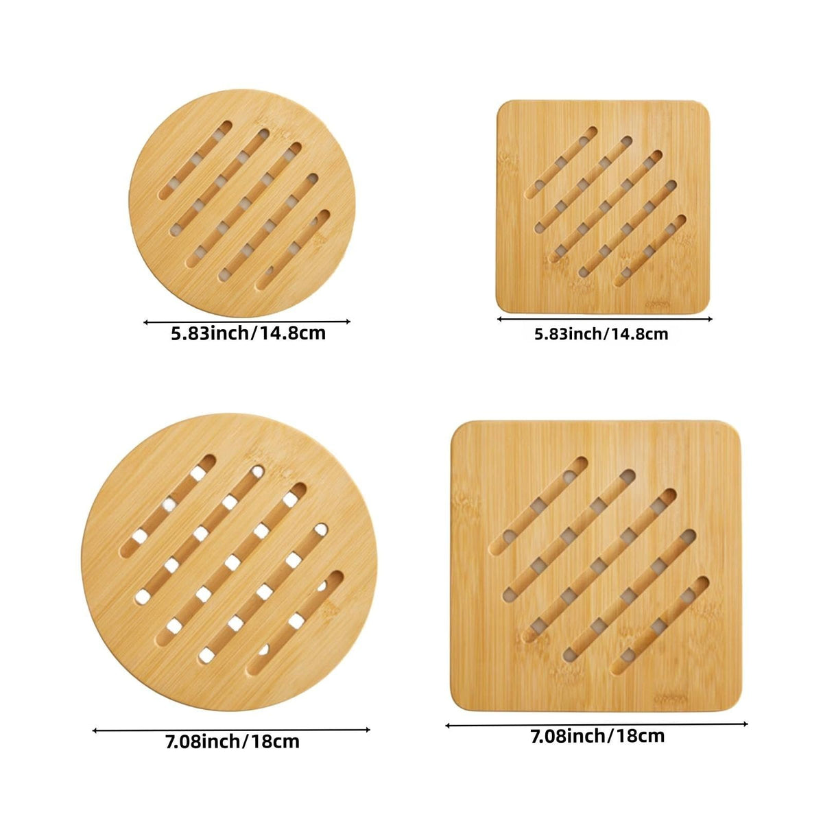 Alfto trivet non-slip pads provide stable resting surface.
