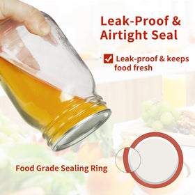 Aliggbent leak-proof wide-mouth lid design for mess-free storage