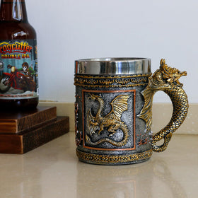 alikiki dragon mug featuring 15.8 oz capacity for beverages of choice.