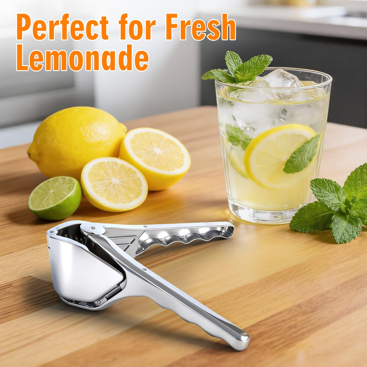 ALIKITCN Lemon Squeezer ideal for lemons, limes, and small citrus