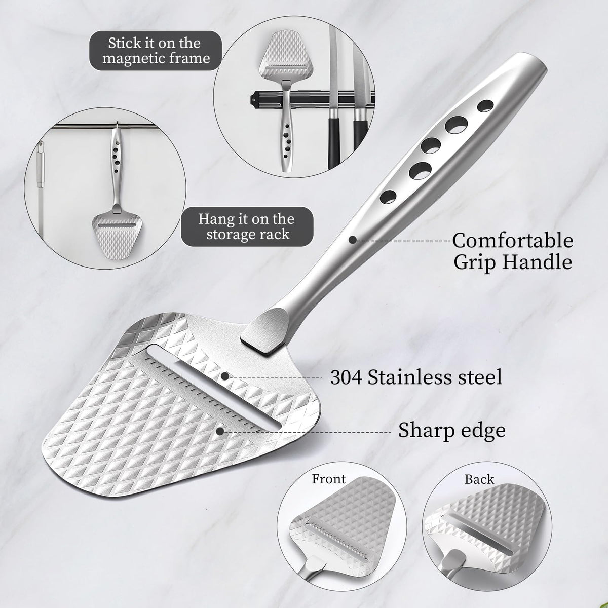 ALIKITCN slicer handles hard cheese with even slicing