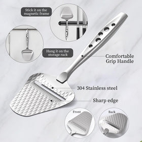 ALIKITCN slicer handles hard cheese with even slicing